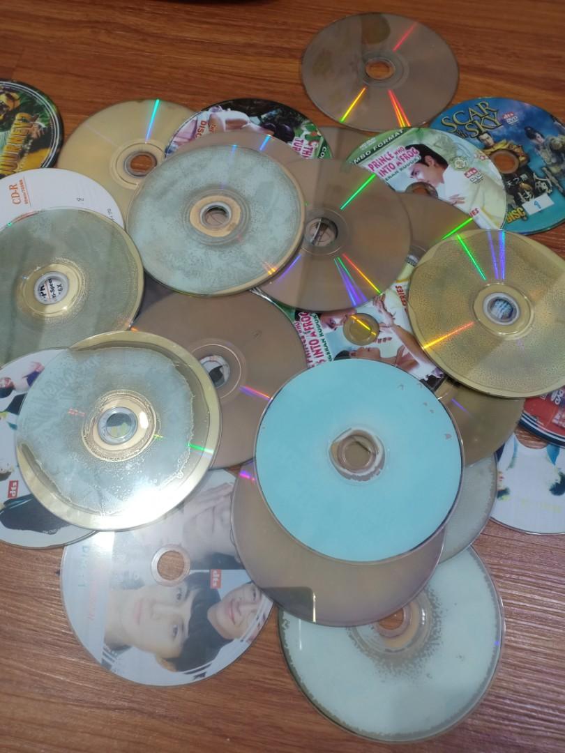 Disc CD VCD DVD Bekas Rusak untuk diy prakarya kesenian kerajinan ...