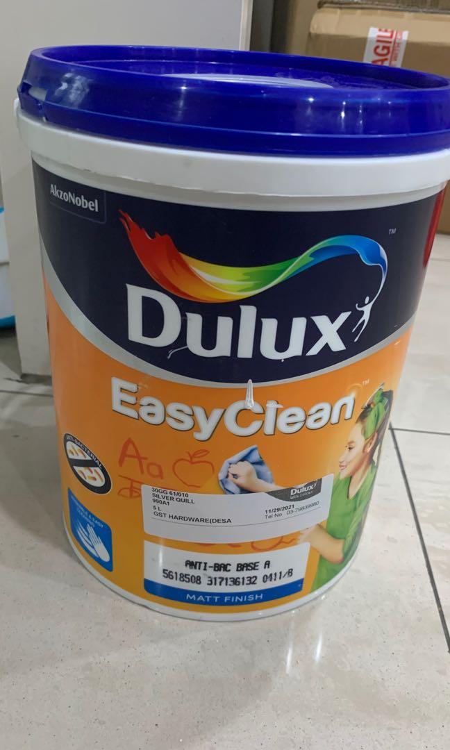 Dulux Paint Easy Clean Silver Quill 5 litre, Everything Else, Others