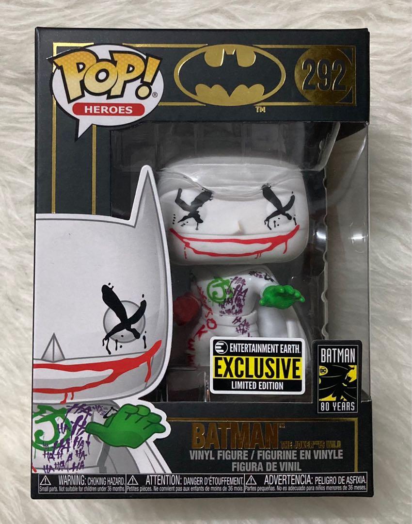 Entertainment Earth Exclusive Batman The Joker is Wild Funko Pop, Hobbies &  Toys, Collectibles & Memorabilia, Fan Merchandise on Carousell