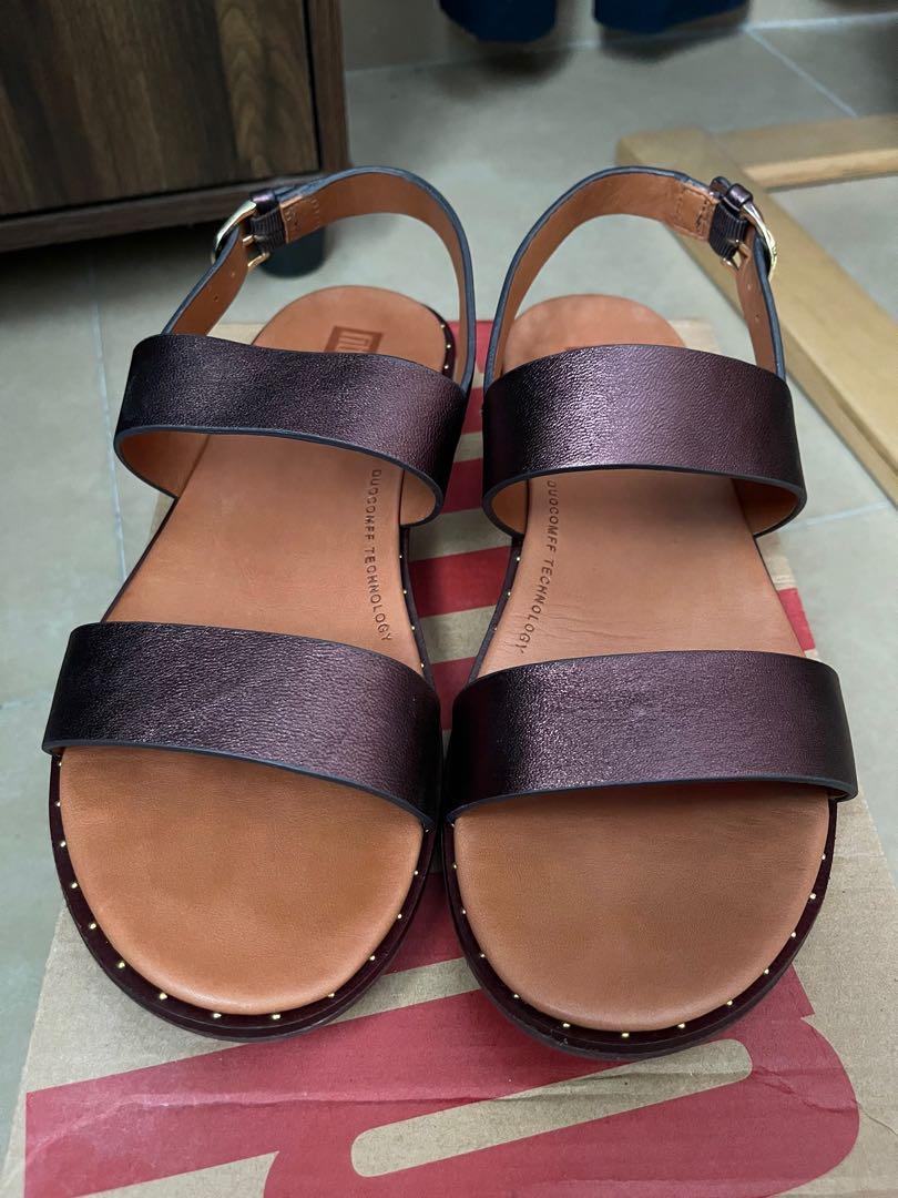 Fitflop barra sandals rose hotsell gold