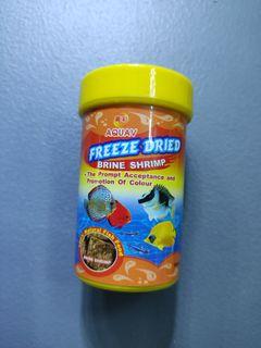 Freeze dried brine shrimp