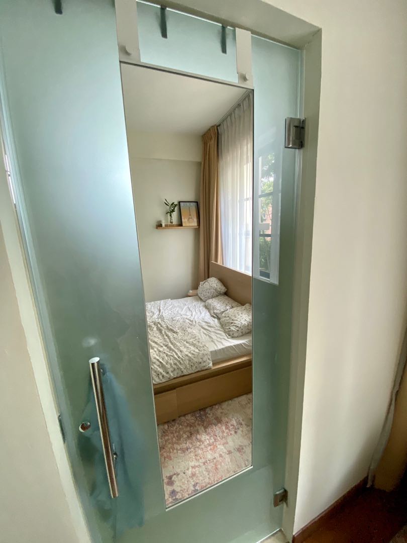 Full Body Door Mirror, Furniture & Home Living, Home Decor, Mirrors on