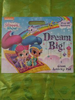 Giant Activity/Coloring Books Shimmer n Shine, Mermaids, PJmasks,Paw Patrol and LOl Surprise