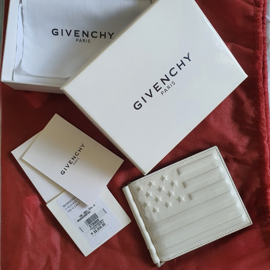givenchy money clip wallet