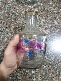 Glass Vase Decor Violet Flower