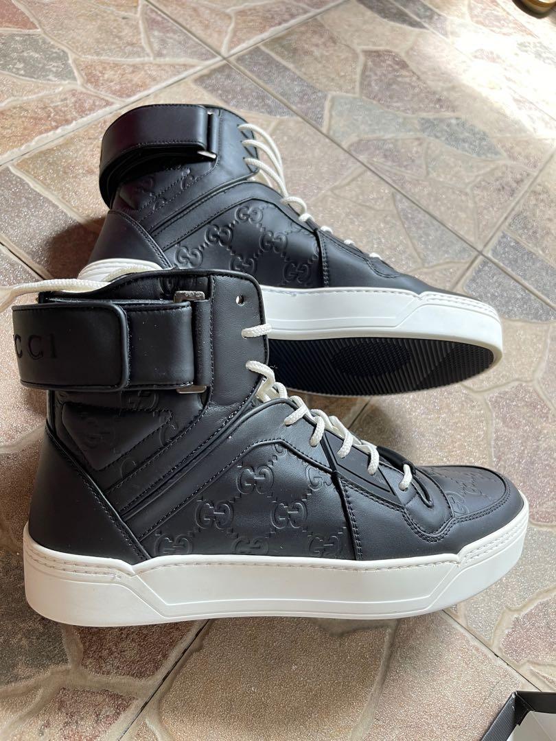 Gucci black hi cut high BN in box Luxury Sneakers Footwear on