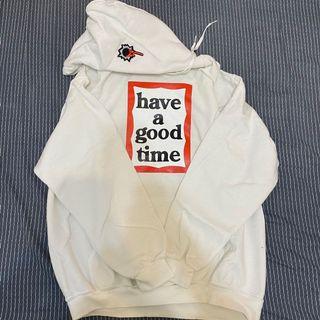 Have a good time 白色帽tee  帽子有改良過