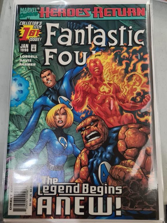 HEROES RETURN FANTASTIC FOUR # 1-12 (1998) (Category: Comics & Manga) located in Manila. Submitted by edisontee (Listing ID 1129687355, Image 2). Description: FF HEROES RETURN (1998) issue 1-12, limit pics uploaded is up to 10 all in good conditions.
