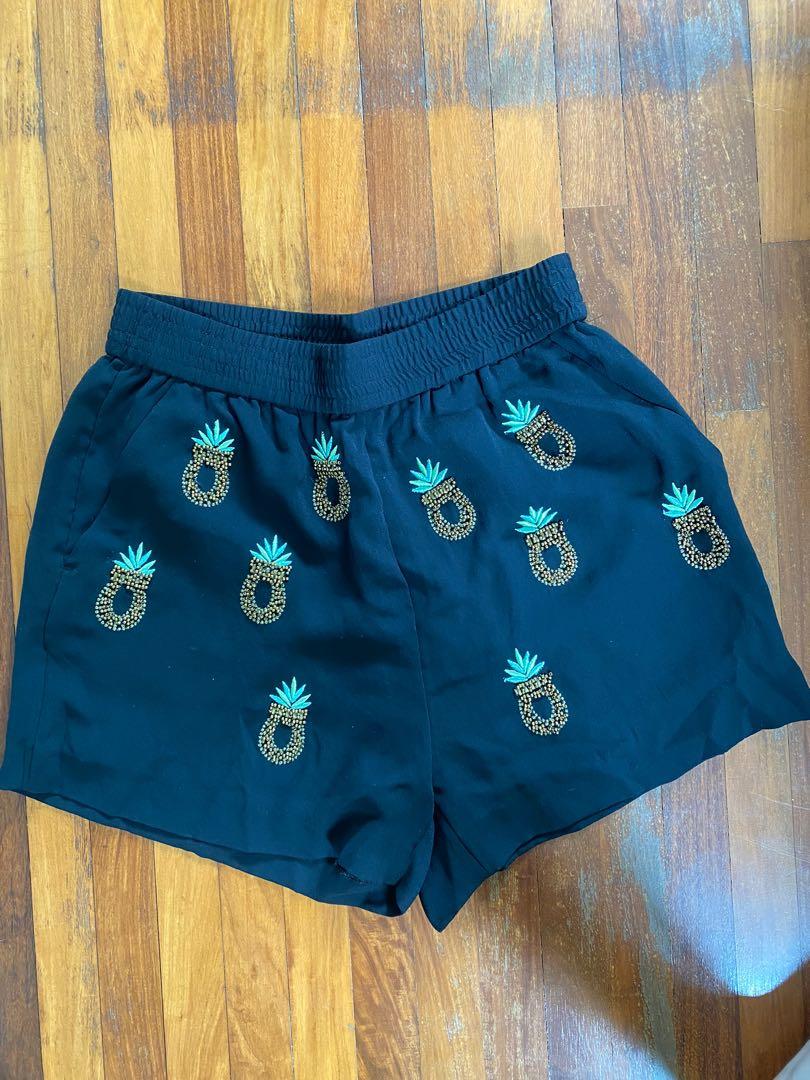 H&m pineapple shorts store