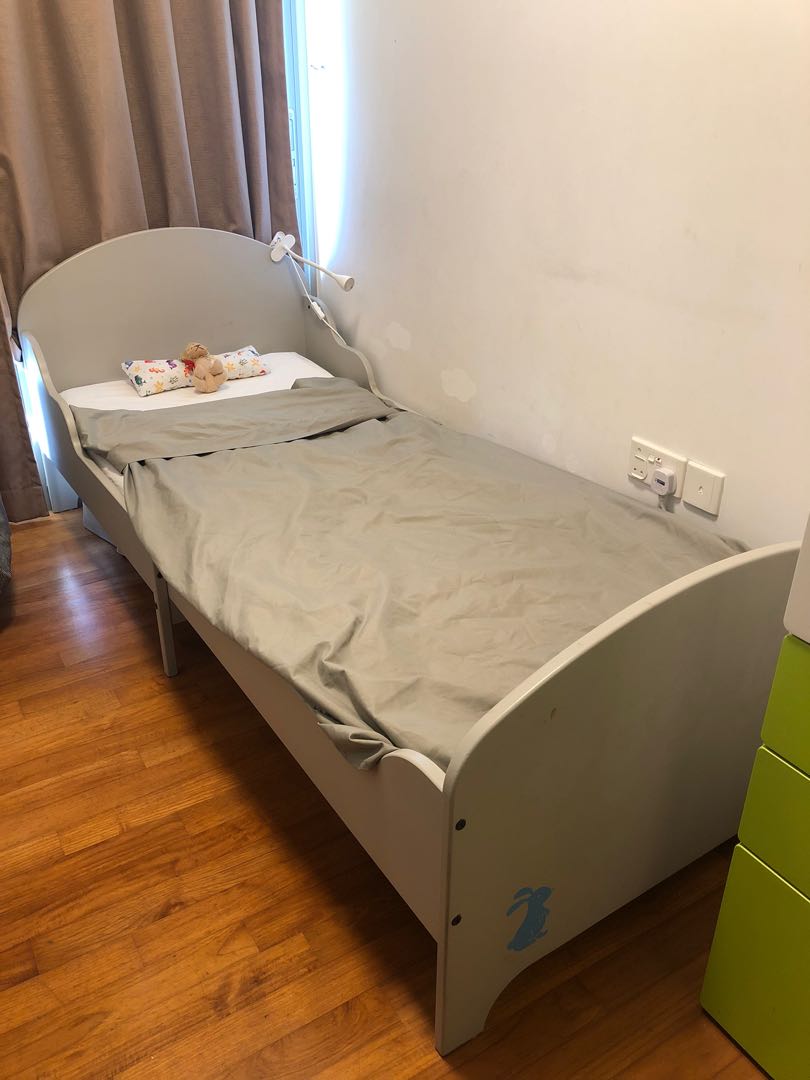 Ikea extendable kids bed, Babies & Kids, Baby Nursery & Kids Furniture