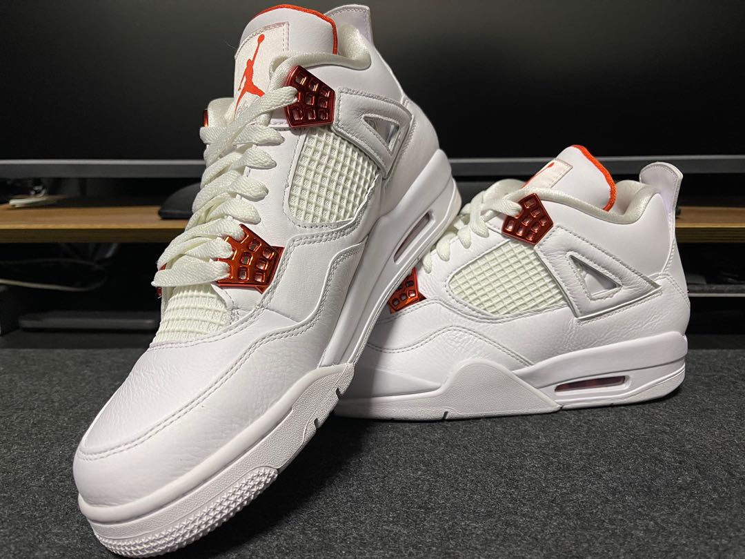 Jordan 4 Metallic Orange No Box