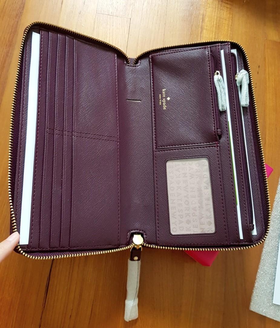 Kate spade sales extra large wallet
