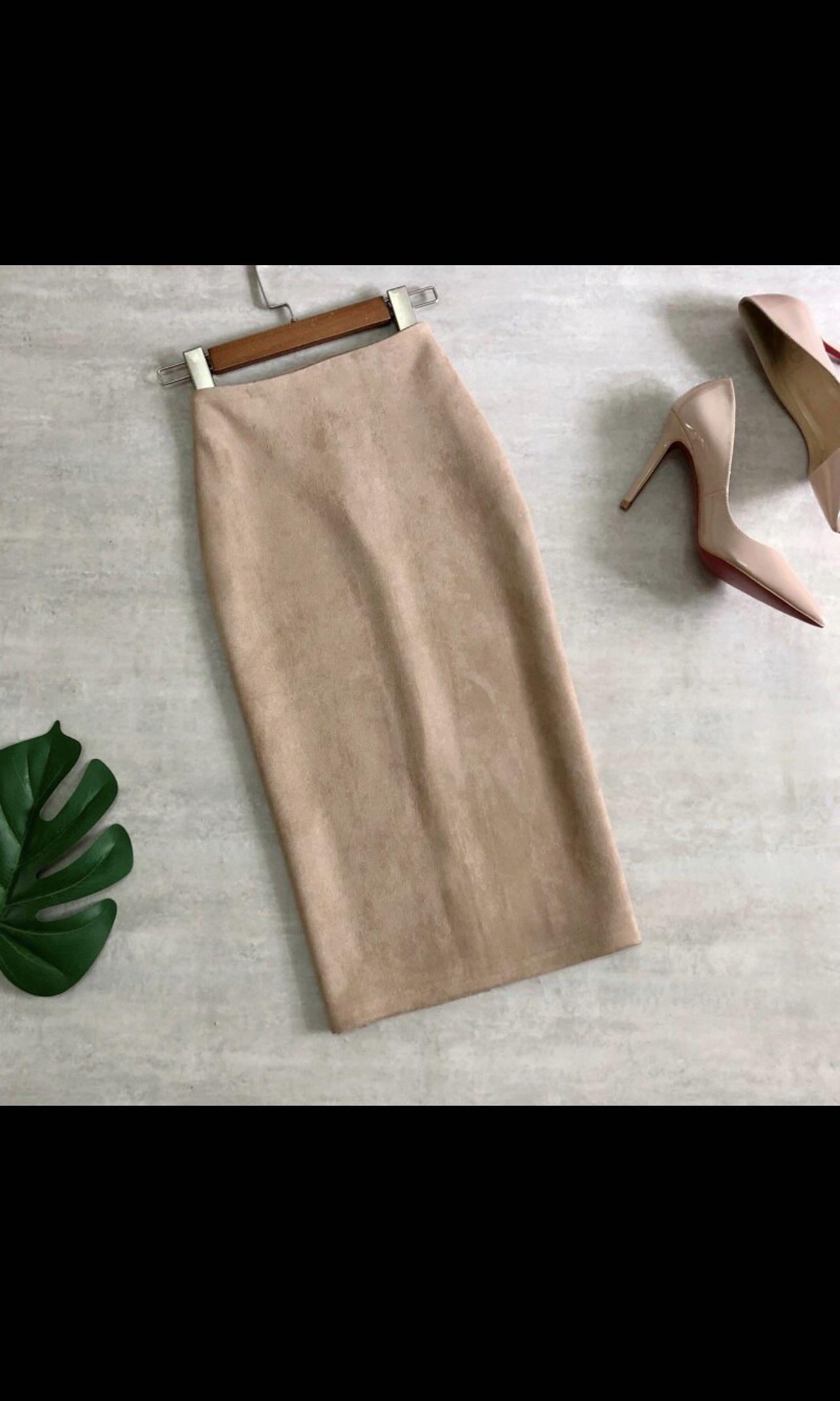 Khaki pencil skirt queen clearance