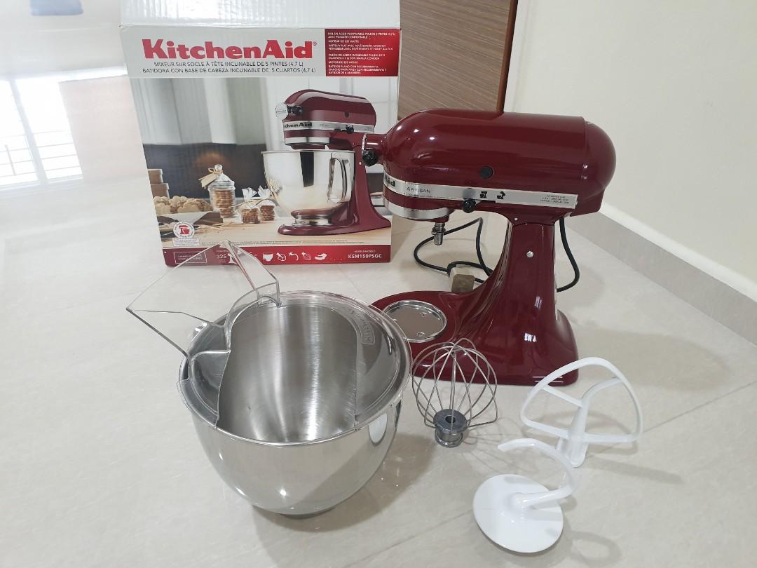 KitchenAid KSM150PSGC Artisan Series 5-Qt. Stand Mixer with Pouring - Gloss Cinnamon, TV & Home Appliances, Hand & Stand Mixers on Carousell