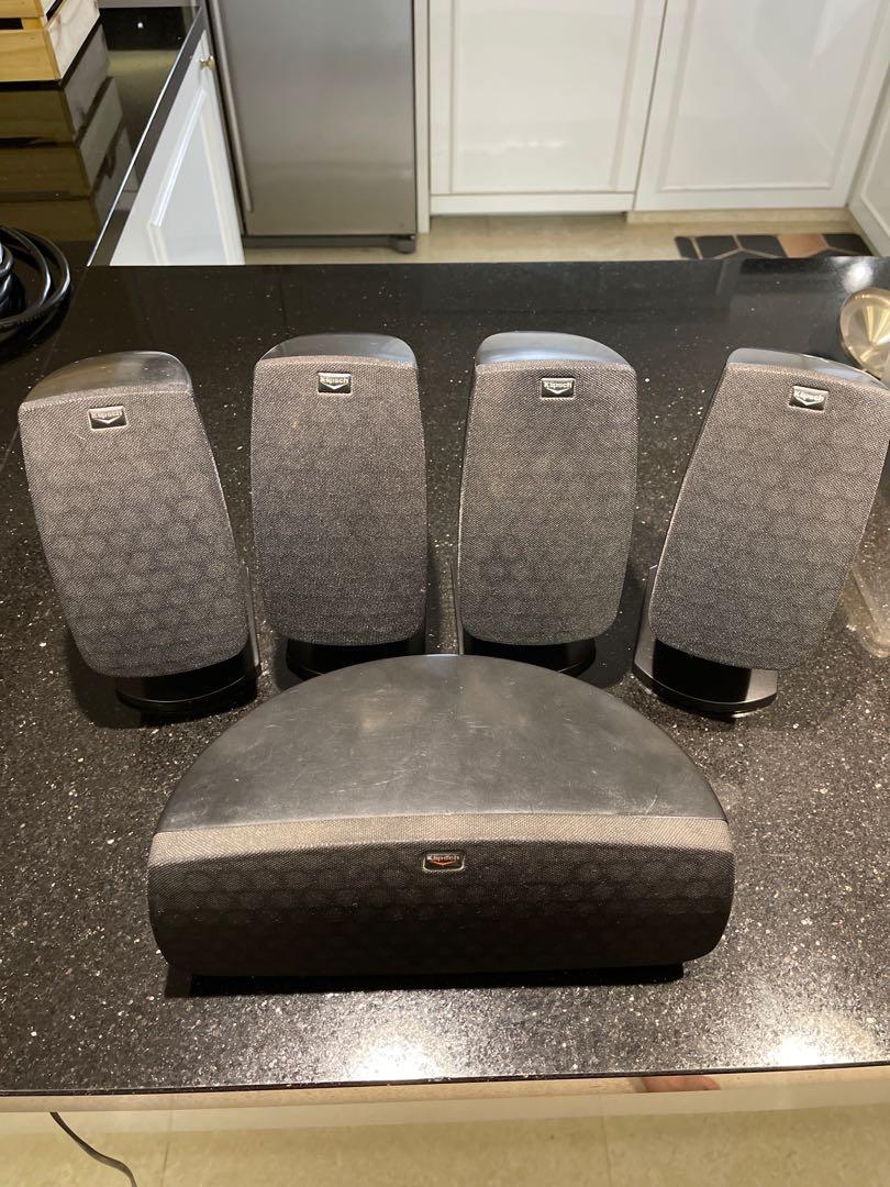 Klipsch HT50 Home Theater Surround Sound System Black, Audio