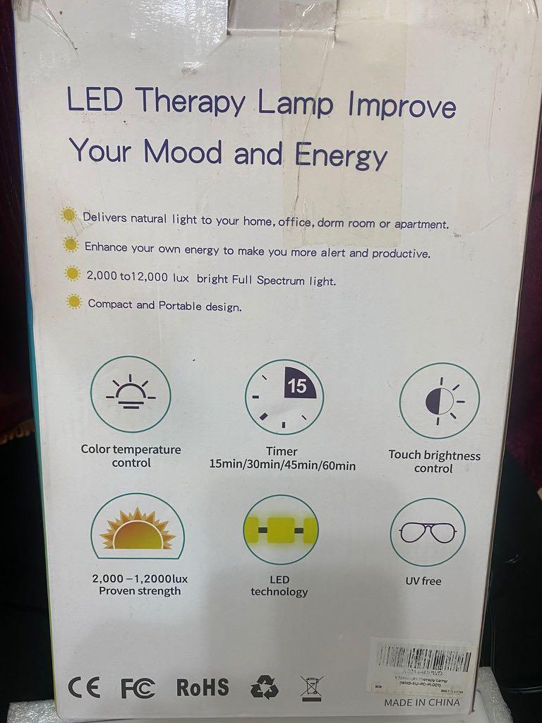 LED Therapy Light JSK20, Furniture & Home Living, Lighting & Fans