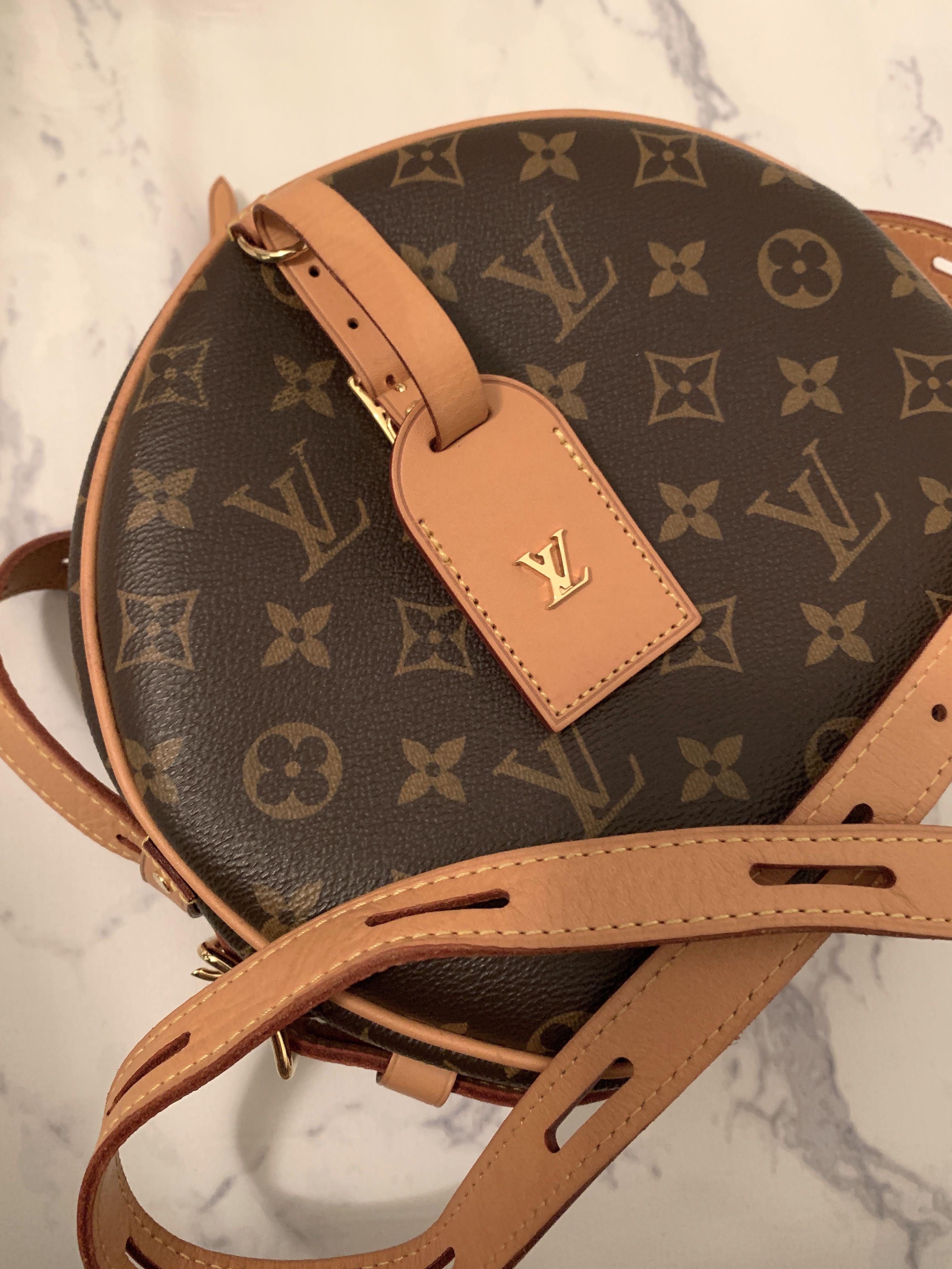 Louis Vuitton - Authenticated Boîte Chapeau Souple Handbag - Cloth Brown for Women, Never Worn
