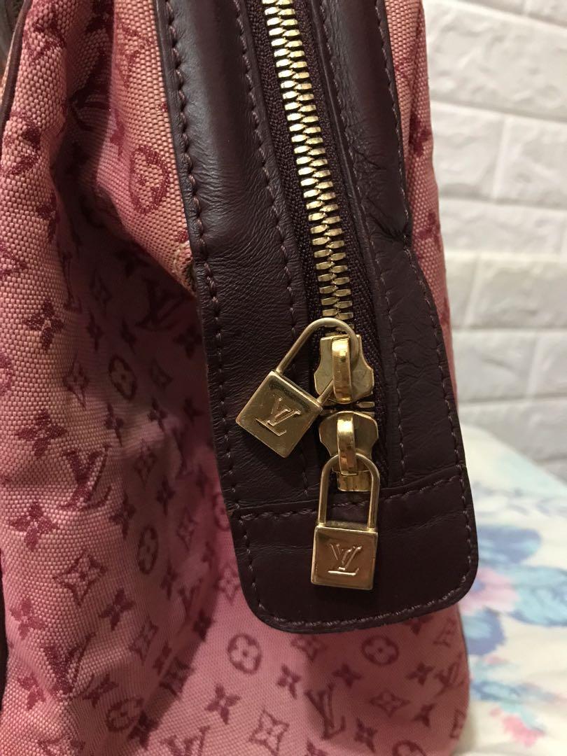 🛑Lv Louis Vuitton Josephine Pm Red Mini Lin Canvas Boston Bag, Luxury, Bags  & Wallets on Carousell