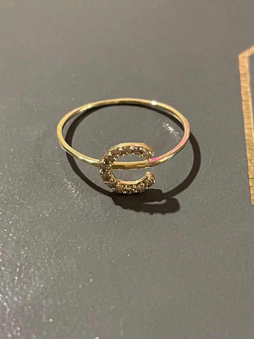 Lucky Horseshoe Diamond ring, Women's Fashion, Jewelry & Organizers