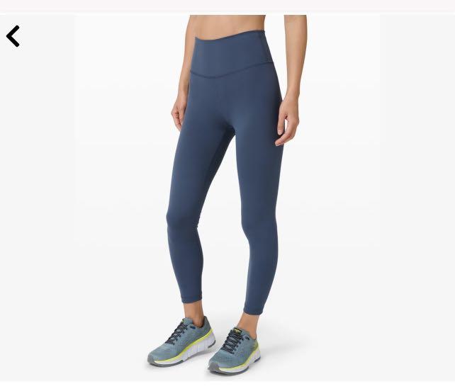 Lululemon Wunder train iron blue, Women 