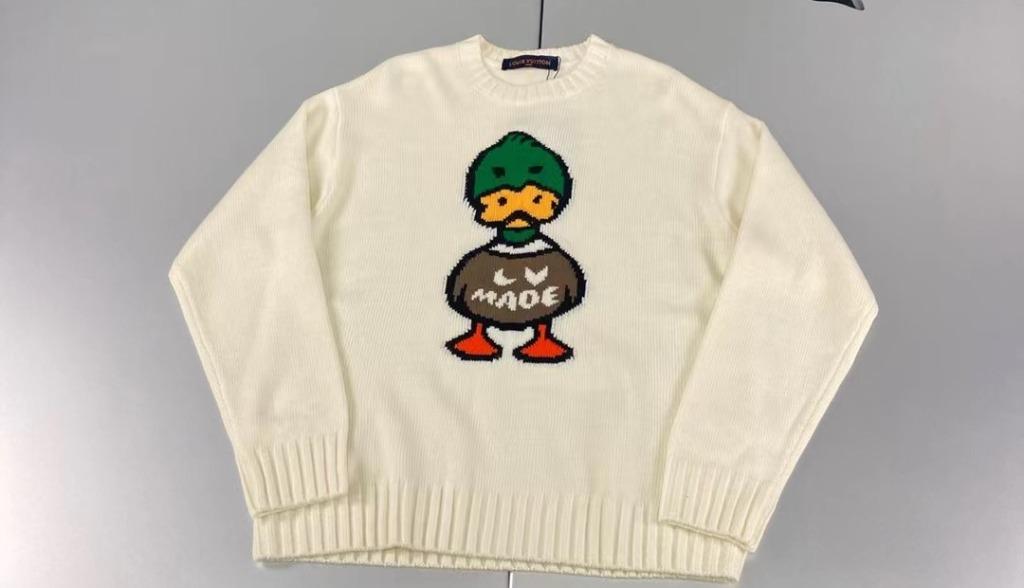 LV HUMAN MADE duck sweater, Men's Fashion, Coats, Jackets and