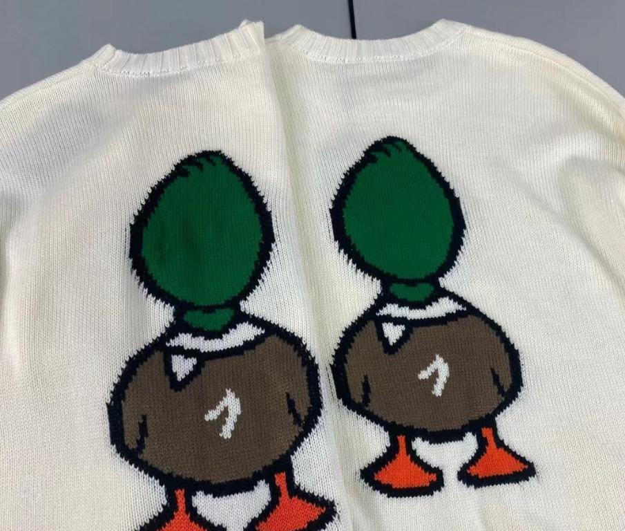 LV HUMAN MADE duck sweater, Men's Fashion, Coats, Jackets and Outerwear on  Carousell