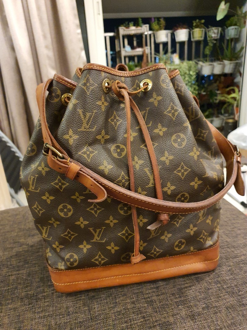 LV Noe Bucket Bag, Luxury, Bags & Wallets on Carousell