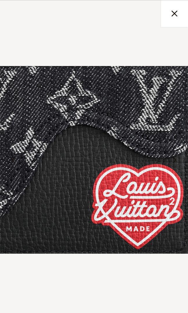 Louis Vuitton - BRAND NEW / SOLD OUT / Spring 2022 / Wallet Slender in  black denim by Nigo