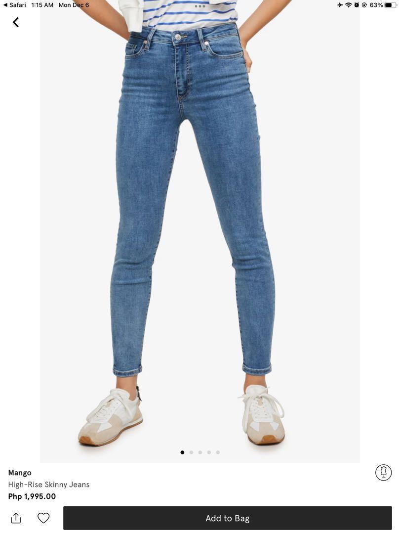Mango Skinny Jeans (Category: Jeans) located in Muntinlupa City. Submitted by _ccallan2 (Listing ID 1129836873, Image 2). Description: Originally bought for 1995php. See actual photos on the last few slides..