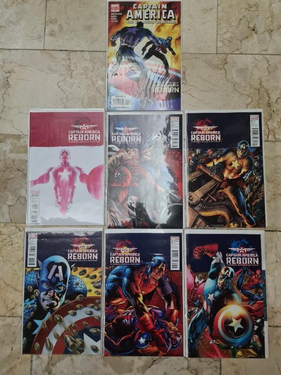 Marvel Comics Captain America Reborn (2009) # 1-6 (Category: Comics & Manga) located in Manila. Submitted by edisontee (Listing ID 1129692717, Image 1). Description: Marvel Comics Captain America Reborn (2009) # 1-6 plus Aftermath issue all in good conditions.
