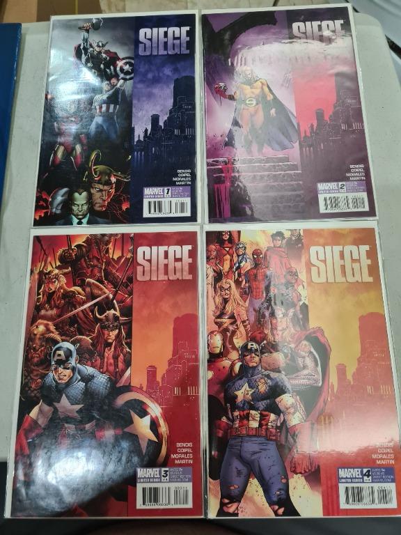 Marvel EPIC EVENT SIEGE (2010) # 1-4 (Category: Comics & Manga) located in Manila. Submitted by edisontee (Listing ID 1129691113, Image 1). Description: Marvel EPIC EVENT SIEGE (2010) # 1-4 all in good conditions.