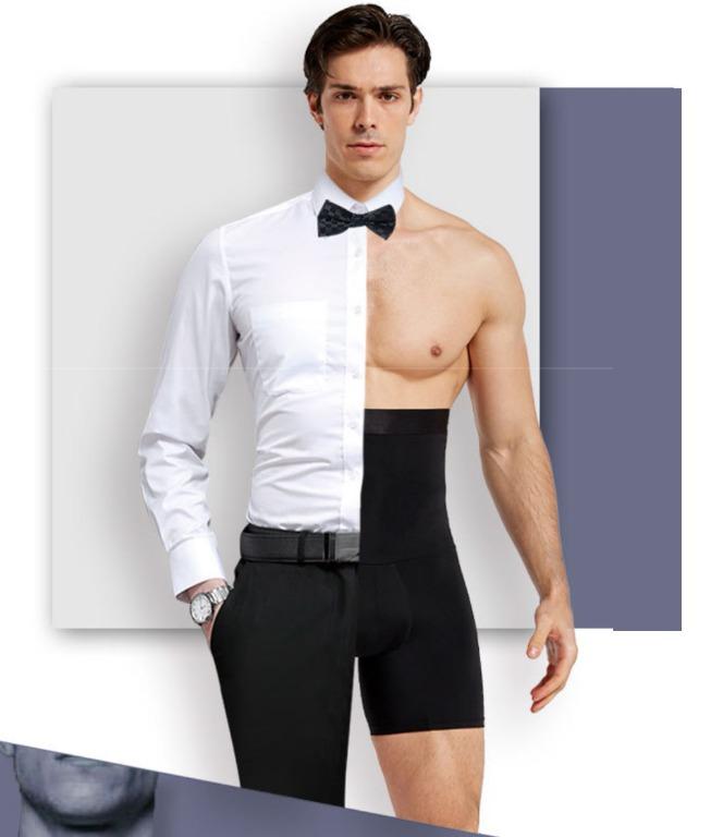 Men Undershirt Slimming Underwear Body Shaper Button Top Shapewear
