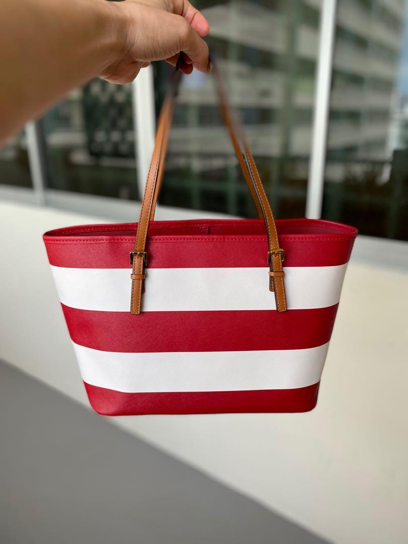 Michael Kors Jet set stripe red