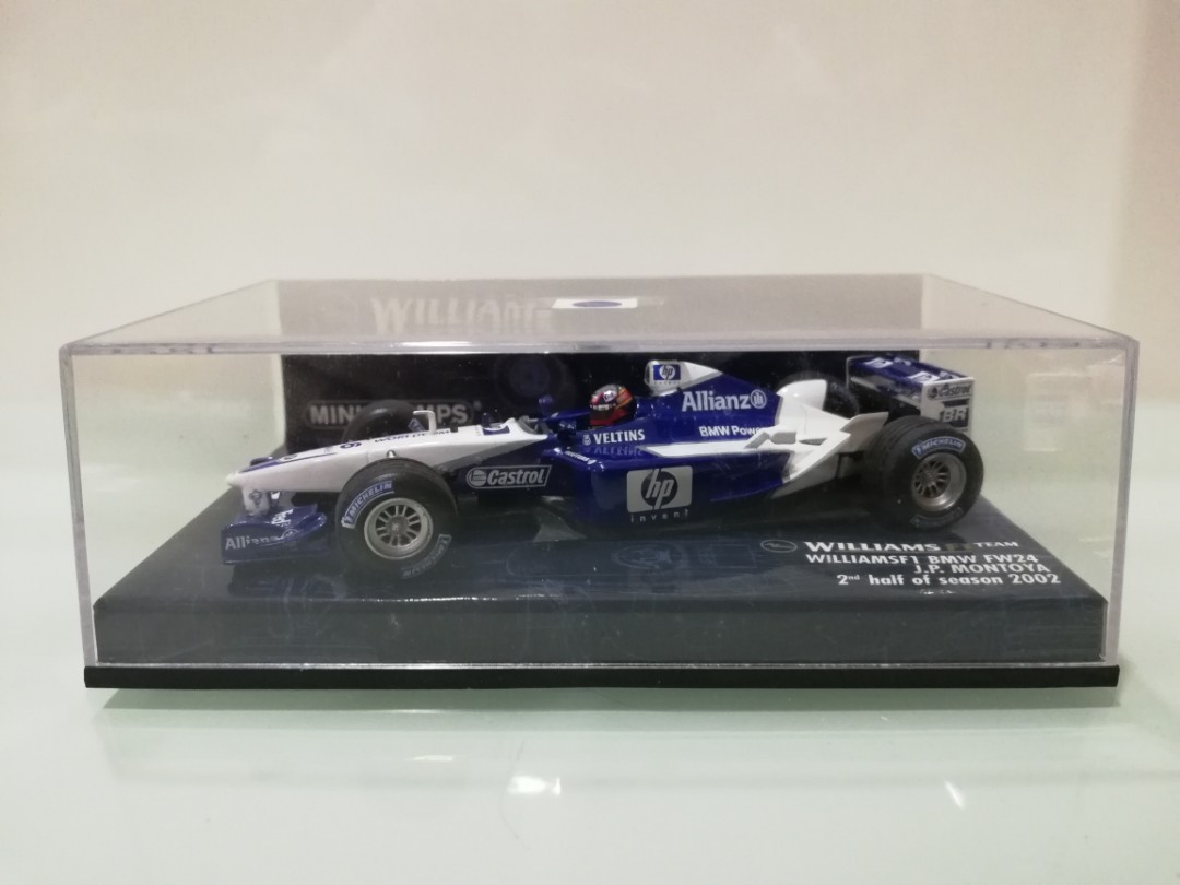 Minichamps F1 1/43 Williams BMW FW24 JmP Montoya 2002, Hobbies