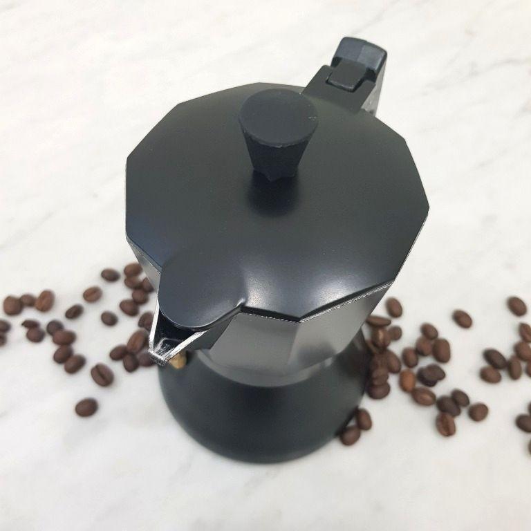 MOKA POT Italian Espresso Coffeemaker For Induction Hob Stainless