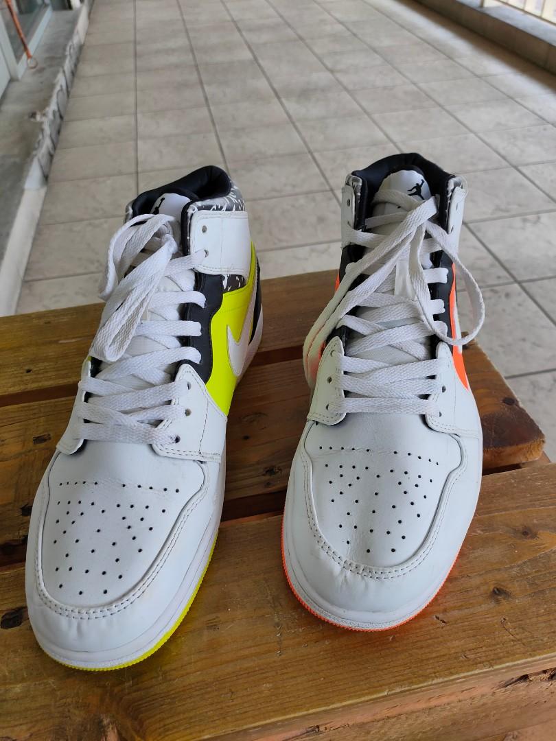 Nike Air Jordan Mid Composition Notebook Men s Fashion Footwear