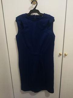 Office Dress Medium Navy Blue