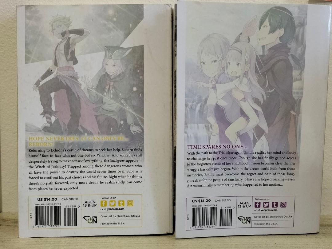 (ORIGINAL LIGHT NOVEL/MANGA) Re Zero Light Novel VOL 13 & 14, Hobbies