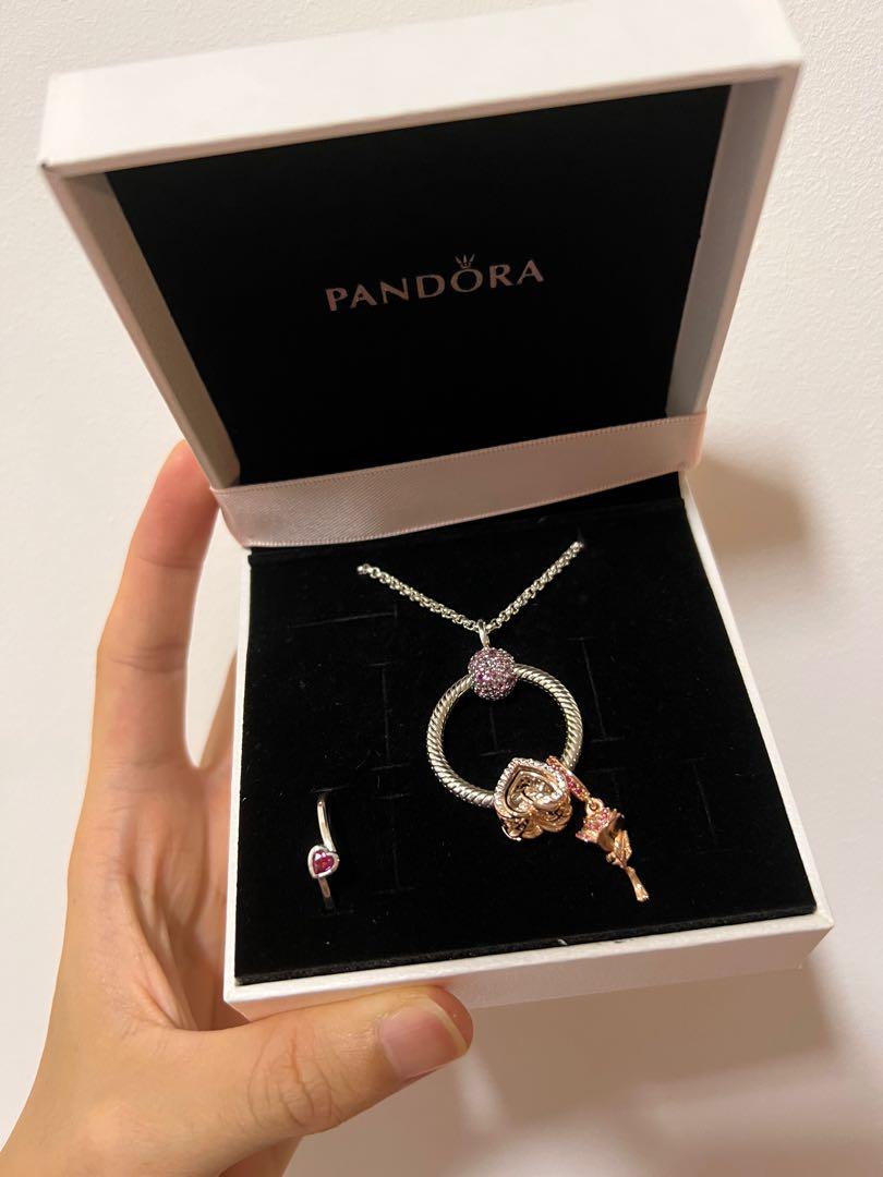 Pandora necklaces with charms clearance