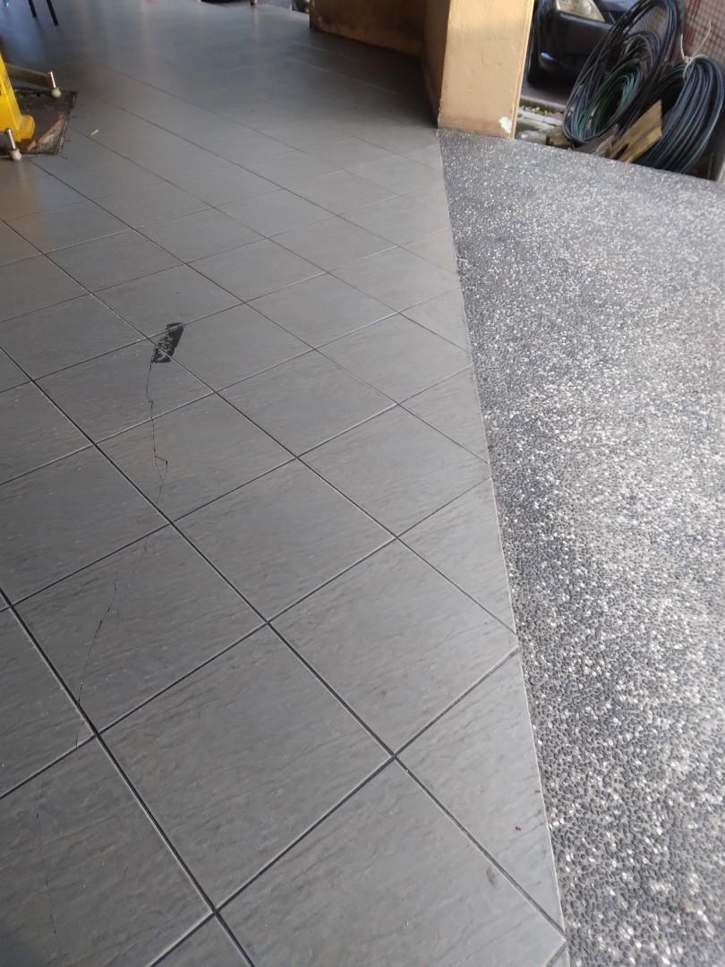 Pasang tile tukar tangki baiki atap bocor mohd sani taman Sri rampai