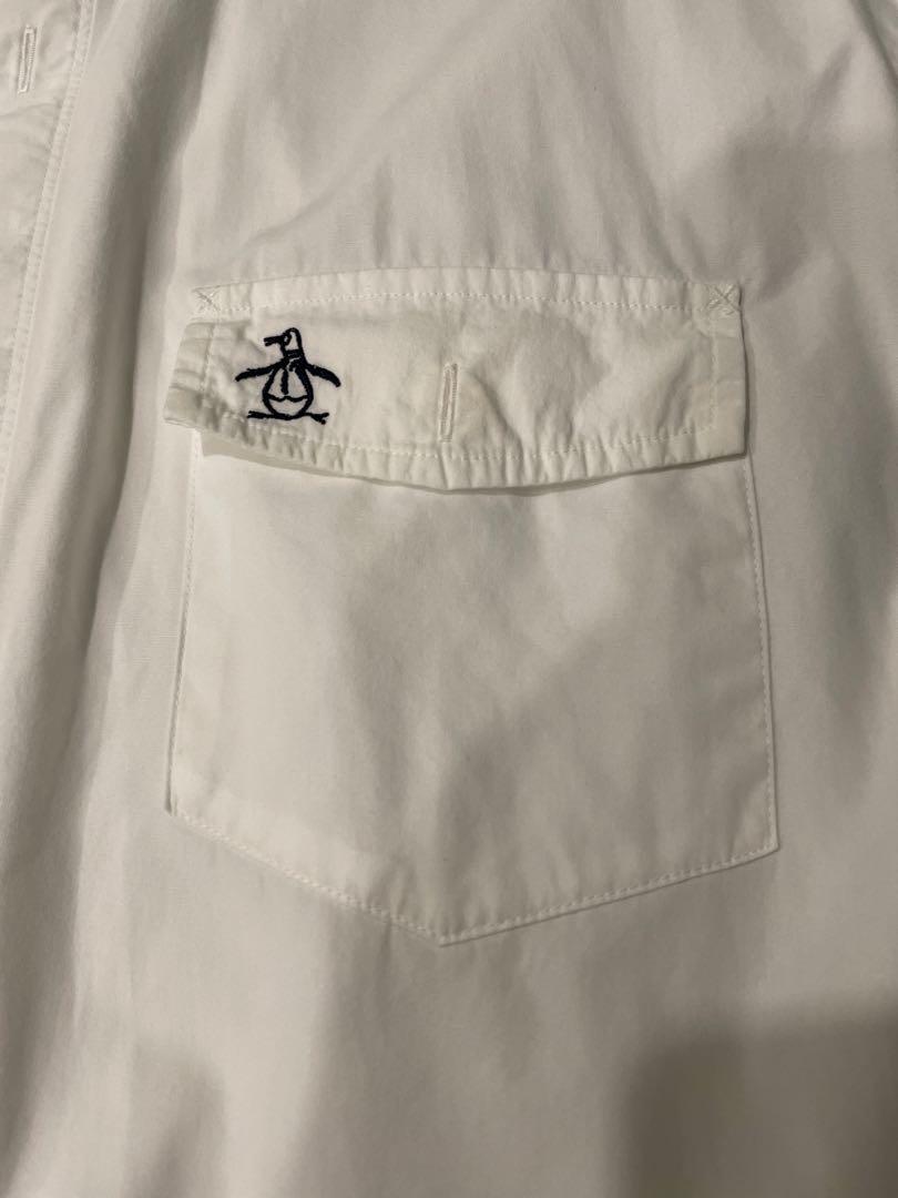 Penguin brand white shirt L (White and Clean!), Men's Fashion, Tops u0026 Sets,  Tshirts u0026 Polo Shirts on Carousell