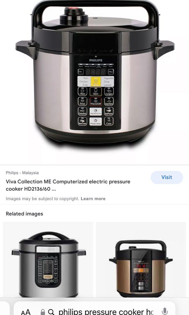 Philips pressure cooker 2136 sales
