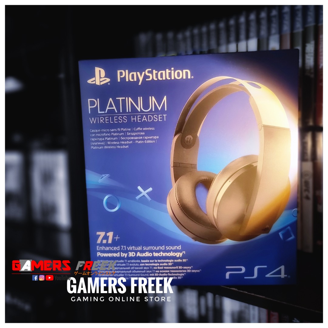 PlayStation 7.1 Platinum Wireless Headset, Video Gaming, Gaming