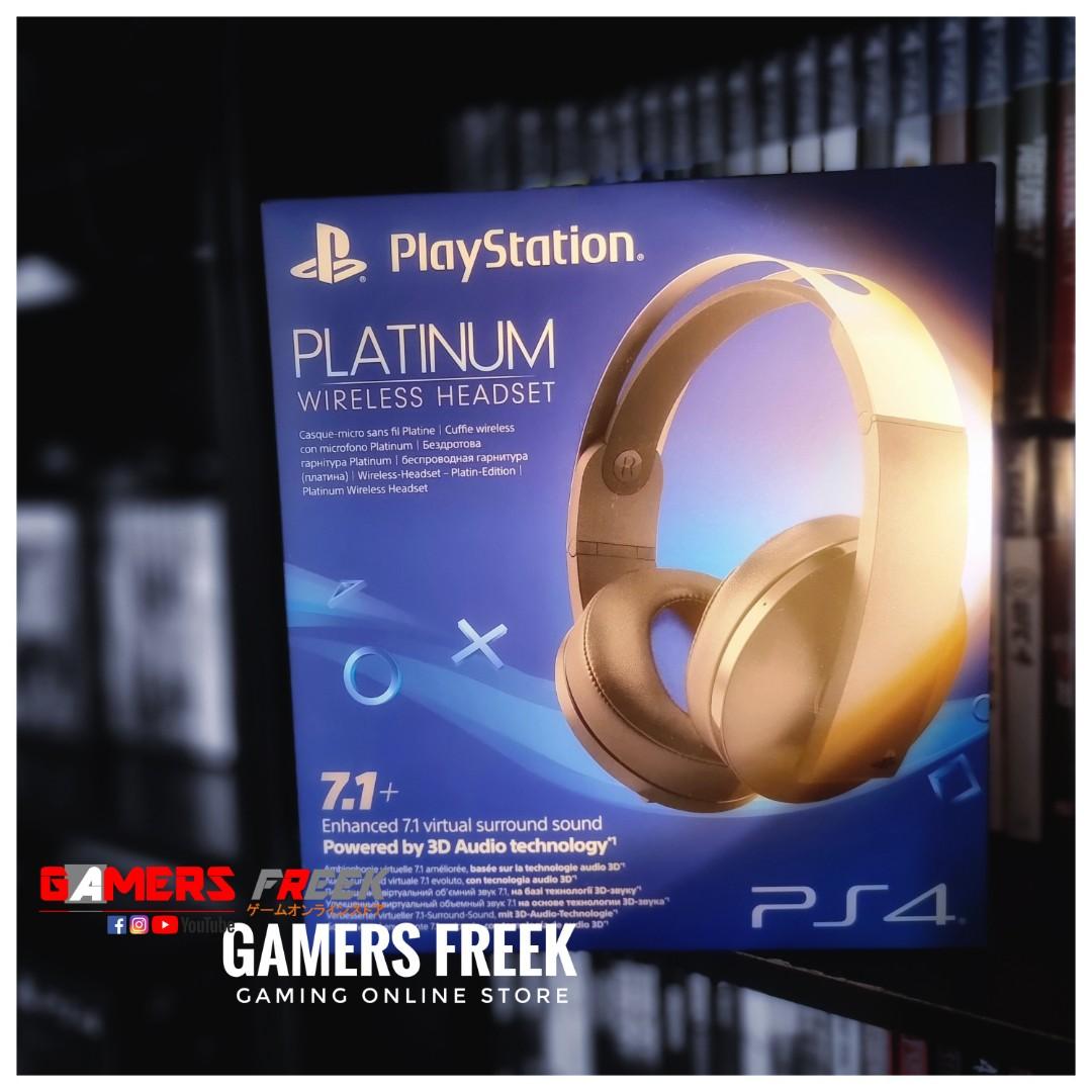 Auriculares store playstation platinum
