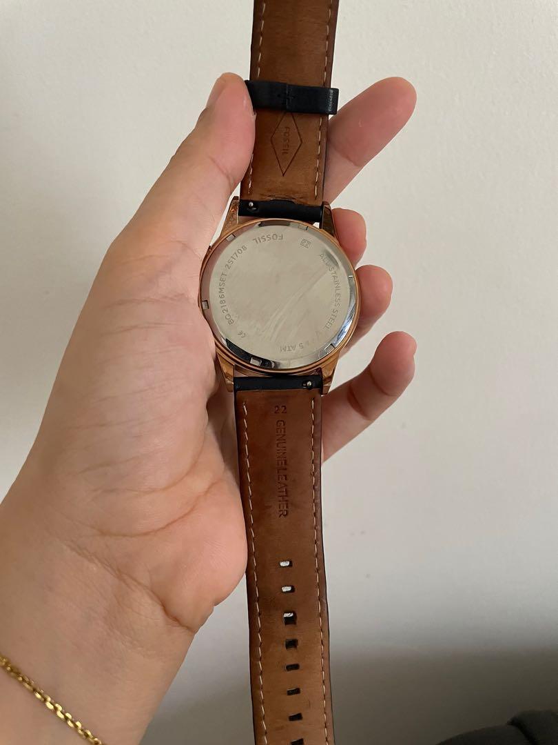 Preloved fossil men watch. Genuine 