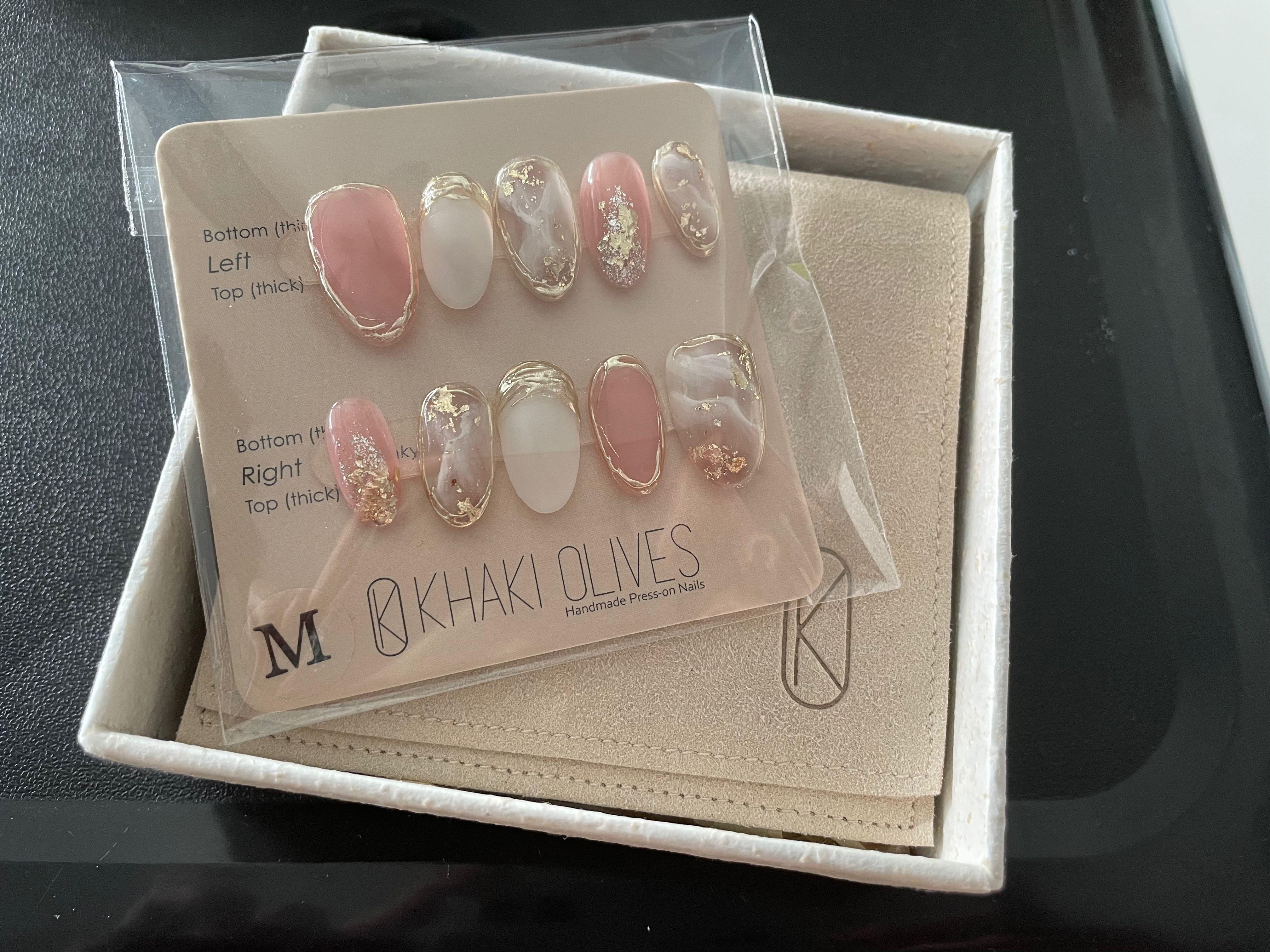 Press on nails from Khaki Olives 