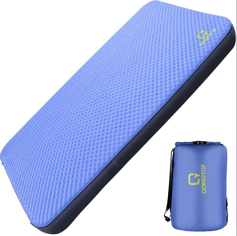 QOMOTOP Camping Mattress Sleeping Pad (Category: Hiking & Camping) located in Marikina City. Submitted by skowshop (Listing ID 1129787960, Image 2). Description: About this item: > Brand: Qomotop > The surface of the sleeping pad has a frosted touch and adopts a silent design to keep you away from noise R-VALUE is 9.5, Excellent temperature isolation ability keeps your body at a comfortable temperature during sleep, free from hot or cold weather 