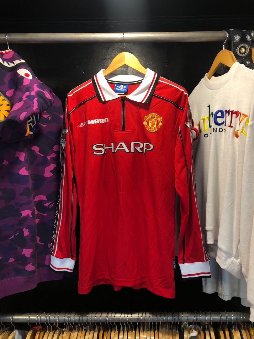 Short De Football Vintage Umbro Manchester United Années 90 – Taille 30 – Occasion – Rare