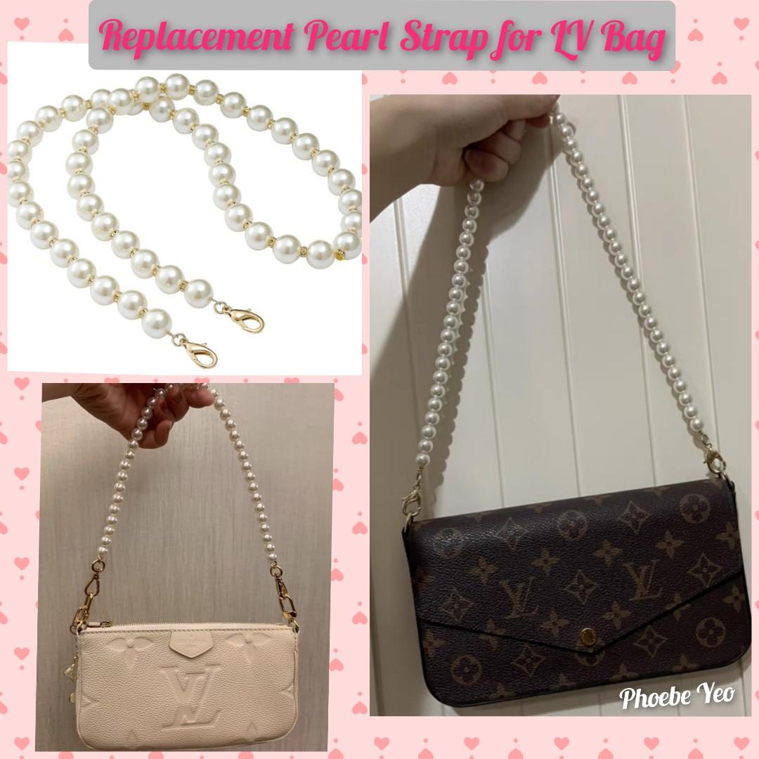 Pearl chain top strap