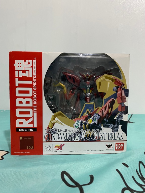 Figurine Action Robot Spirits Gundam Virsago Chest Break - Série Gundam X - Articulée Avec Armes Et Accessoires